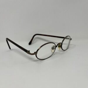Giorgio Armani Round Eyeglass Frames Only 250 1021 45-20 135 Brown Italy